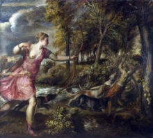 212/tiziano vecellio - the death of actaeon